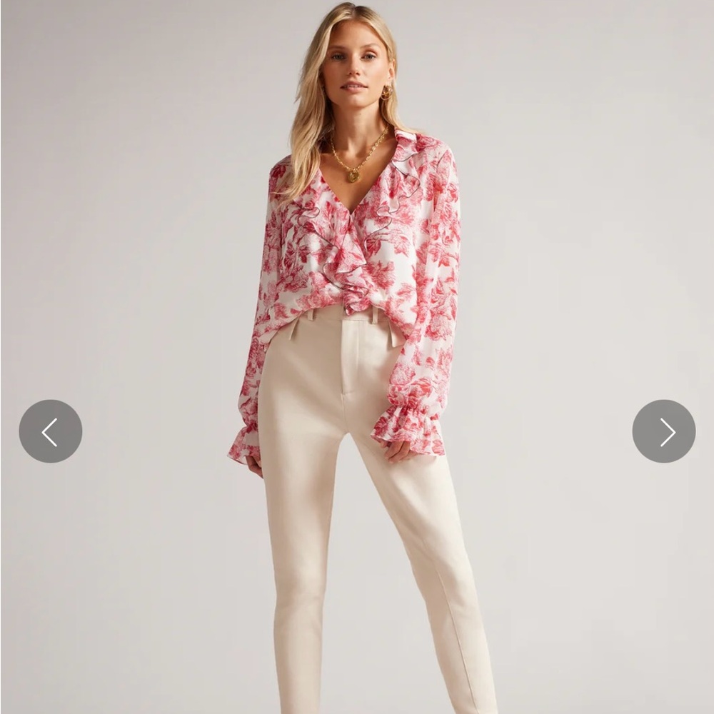 Ted Baker London Laurent Ruffle Blouse
